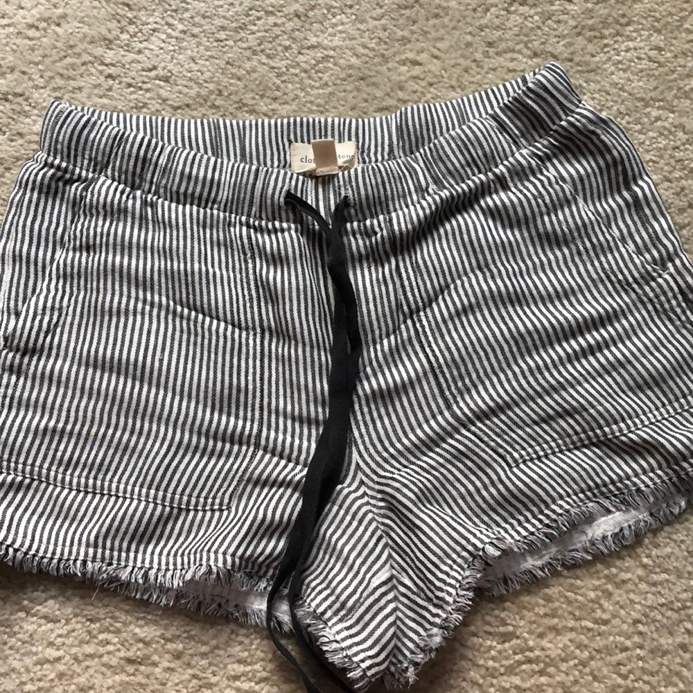 Anthropology cloth and stone shorts
